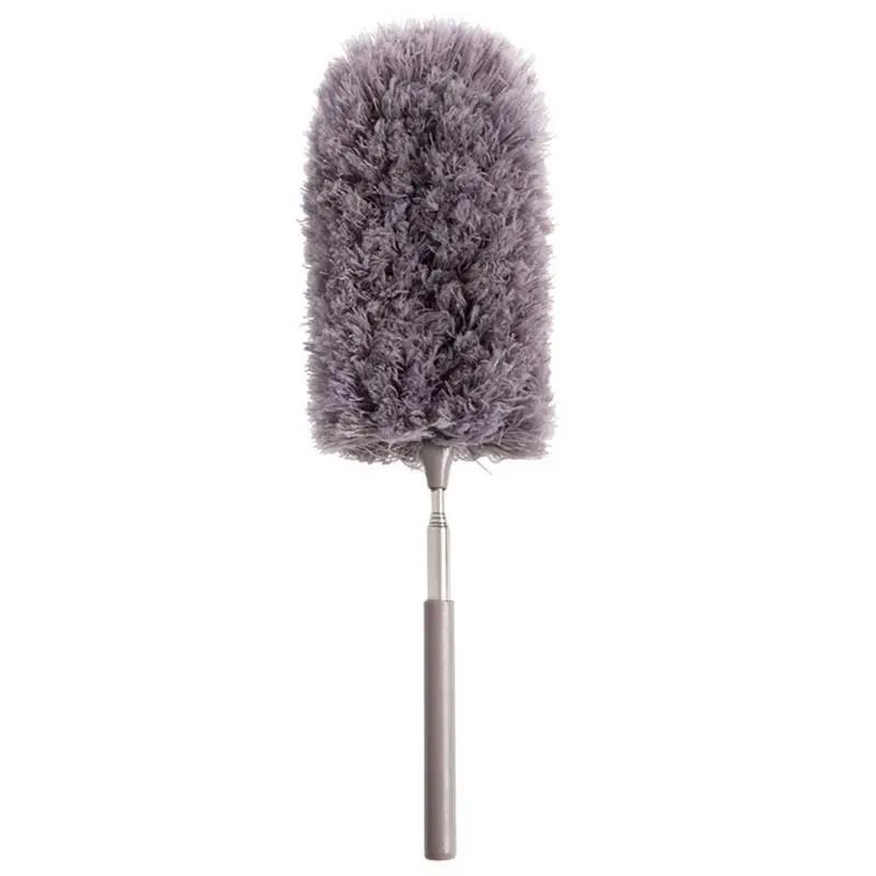 Long Handle Dust Mites Clean Household Dusty Feather Duster Retractable