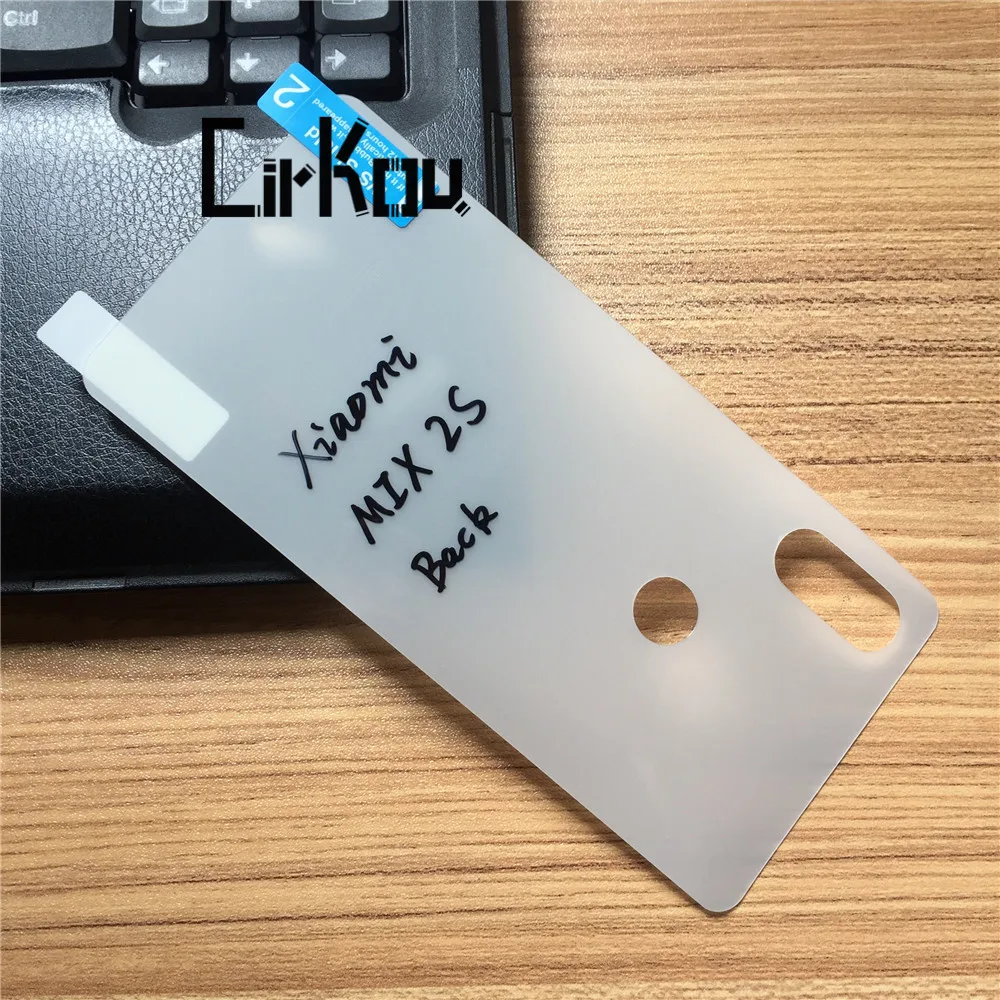

Full Cover 0.18mm Soft Original PBA Anti-Shock Hydrogel Hydrated Back Protector Rear Film For Xiaomi MI MIX 2S