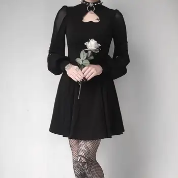 

Punk Rave Women's Heart PeekabooGoth Dress OPQ-305