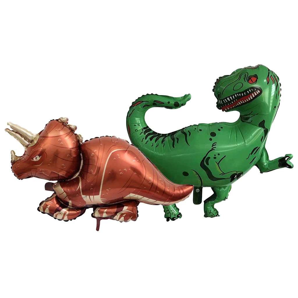 4 шт. комплект Динозавр Надувные шары для праздничное украшение для дня рождения игрушечные лошадки