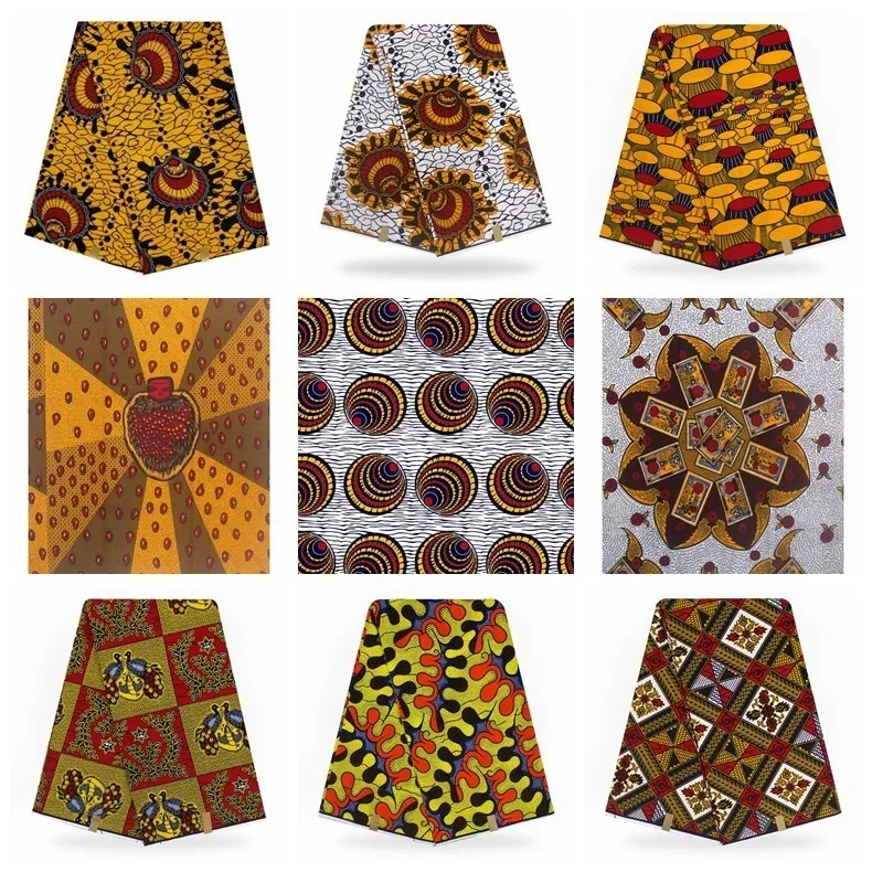 Нигерийские кружевные ткани ASO EBI Африканский хлопок Принт Анкара высокое качество настоящий воск pagne африканская Горячая воск гарантировано