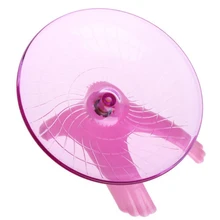 ABEDOE 18 см игрушка для хомяка домашнее животное хомяк летающая тарелка Упражнение колесо мышь диск для бега игрушечная клетка аксессуары