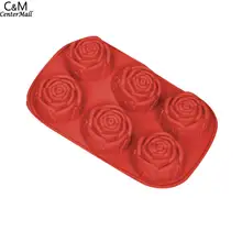 DIY кондитерский десерт торт Роза Форма отверстия цветок формы для кухонной выпечки кухонная утварь