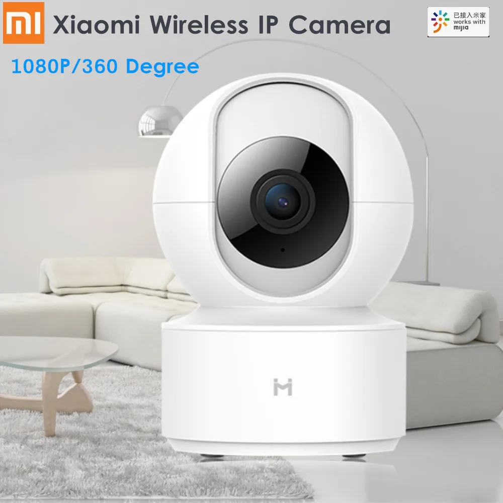 

Xiaomi 1080P HD Smart IP Camera 360 Degree IMILAB IR Night Vision Al Detection Mijia APP Remote Control Support Flip For Home