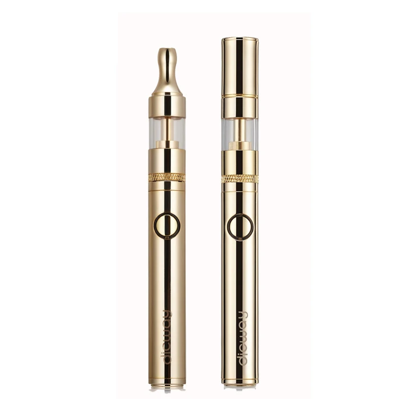 Dicway 18K Electronic Cigarette Vaporizer Kit 510 Thread Vape Pen 650Mah Battery 1.7Ml Atomizer Vaper Dicway 18K Electronic Cigarette Vaporizer Kit 510 Thread Vape Pen 650Mah Battery 1.7Ml Atomizer Vaper