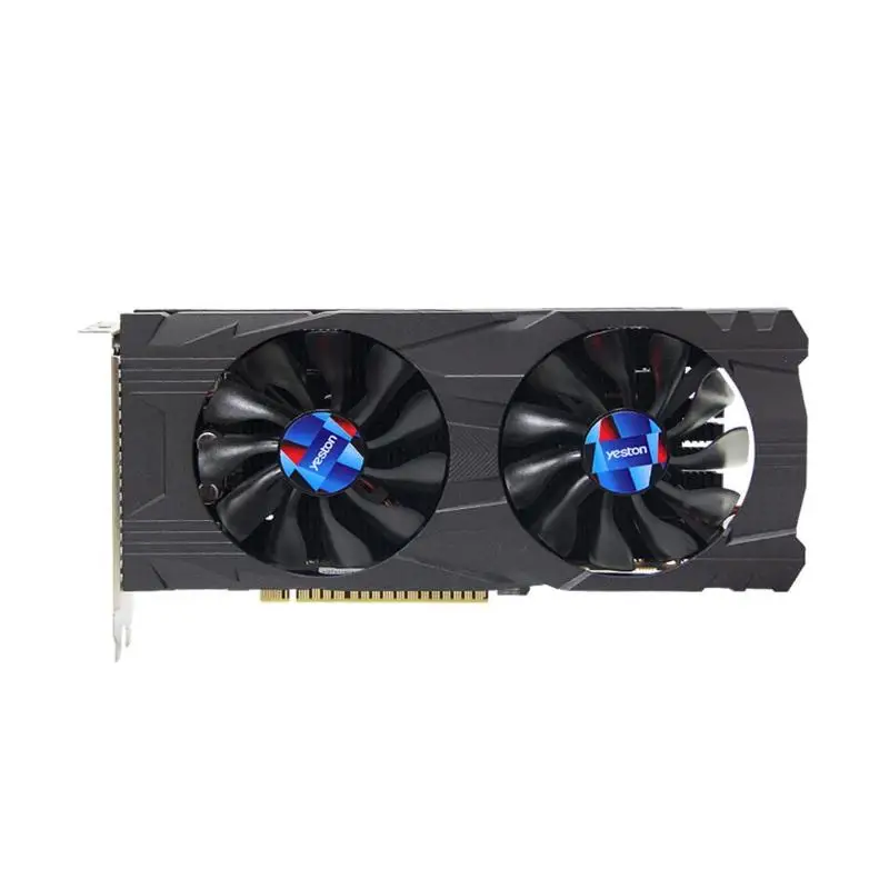 Yeston GTX1050Ti 4G GDDR5 видеокарта 1392 МГц 128 бит Настольный ПК игровая видеокарта для NVIDIA Pascal MFAA DSR Gaming VXGI 6PIN