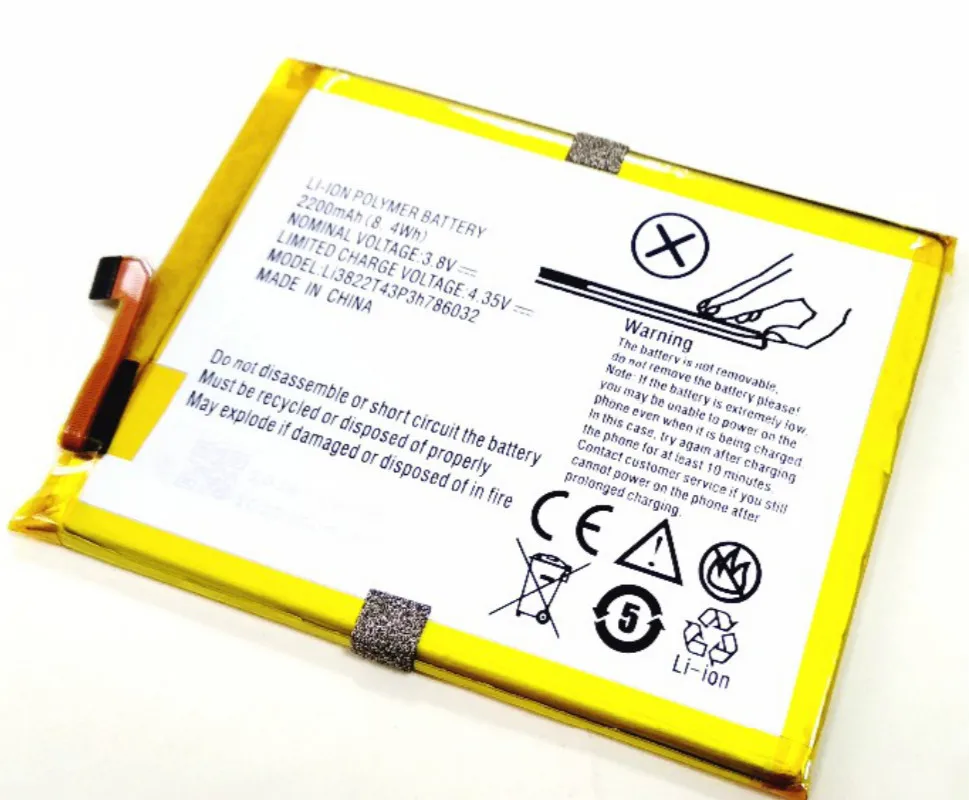 Stonering Li3822t43p3h786032 Battery 2200mah For Zte Blade V6 D6 X7