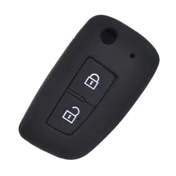 Специальная Замена складной пульт дистанционного ключа чехол 2 кнопки силиконовый Автомобильный ключ крышка для Nissan X-Trail Juke Qashqai Micra Pulsar