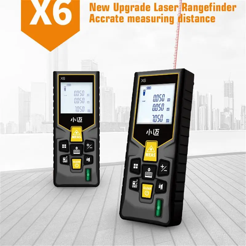 

40M Handheld Range Finder Rechargeable Voice Broadcast High Precision Infrared Measuring Room Electronic Infrared Ray Ruler