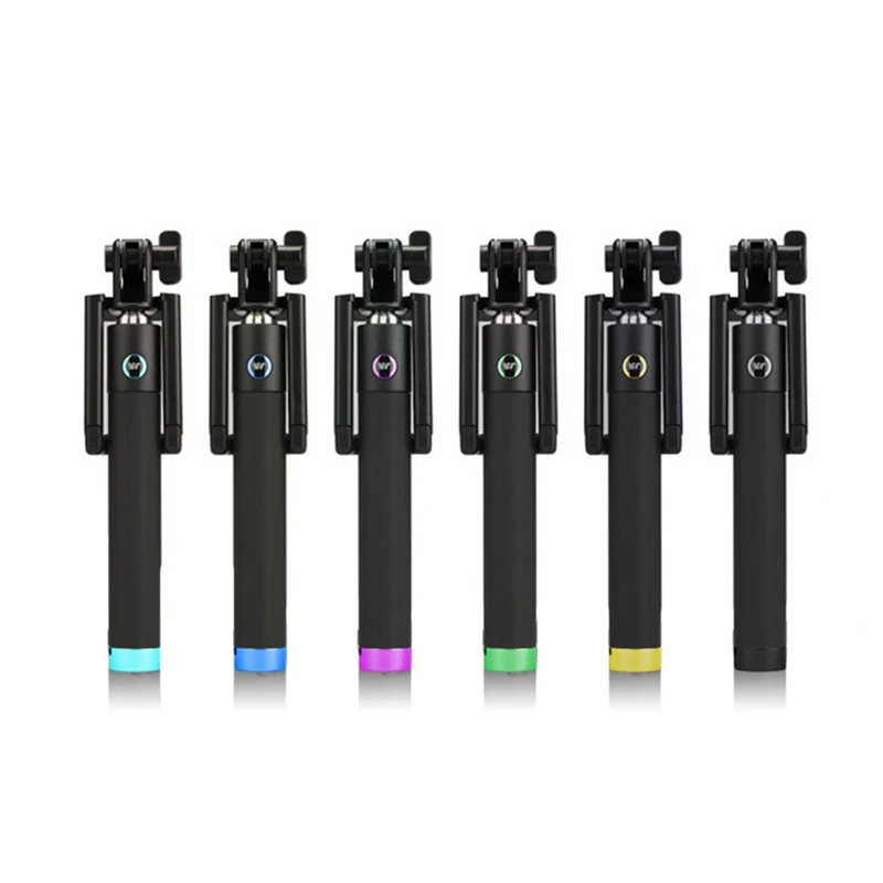 

1Pc Universal Selfie Stick Portable Luxury Monopod for Iphone Samsung Android IOS Wired Palo Selfie Groove Camera Para #05