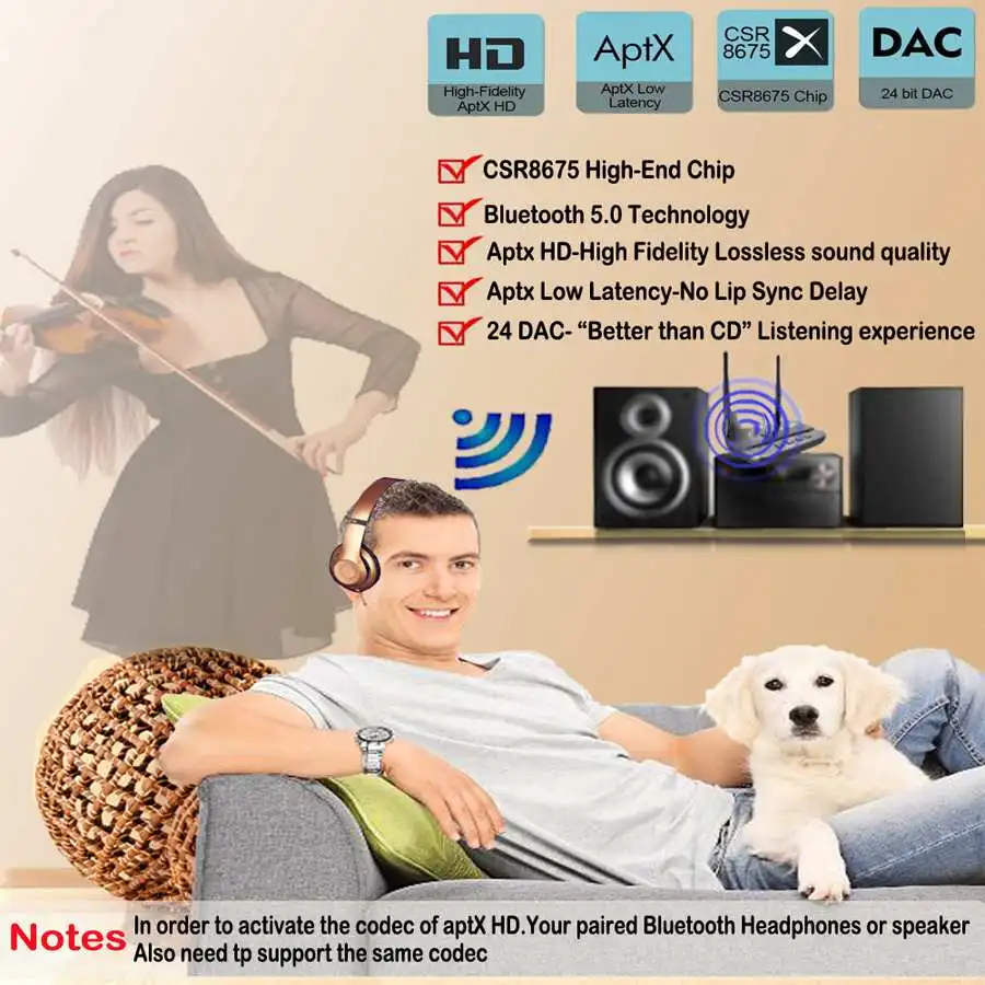 3в1 NFC и Дальний диапазон 262ft/80m Bluetooth 5,0 передатчик приемник аудио адаптер низкая задержка HD Оптический RCA AUX 3,5 мм ТВ
