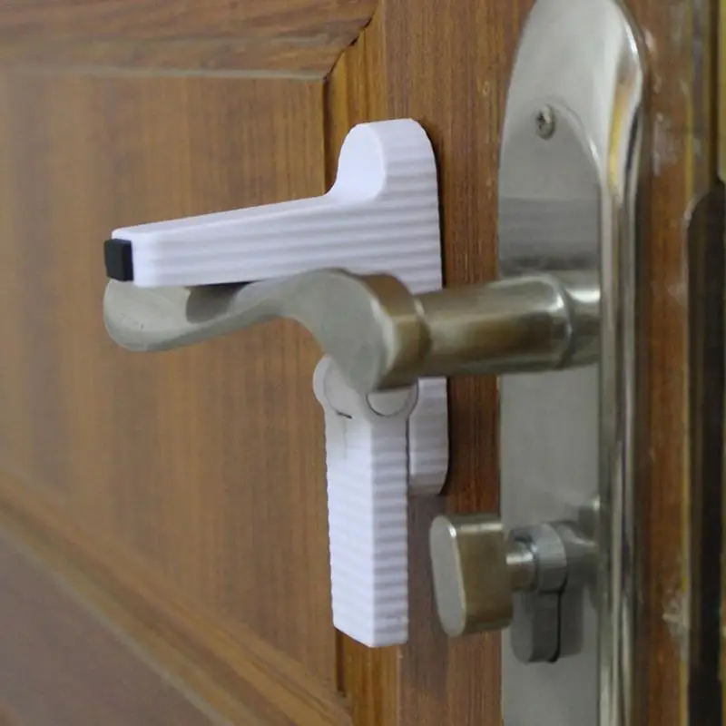 

2Pcs White Invisible Latch Locks Baby Safety Cabinet Door Lock Drawer Kids Protection Security Anti-open Door Protection Lock O3