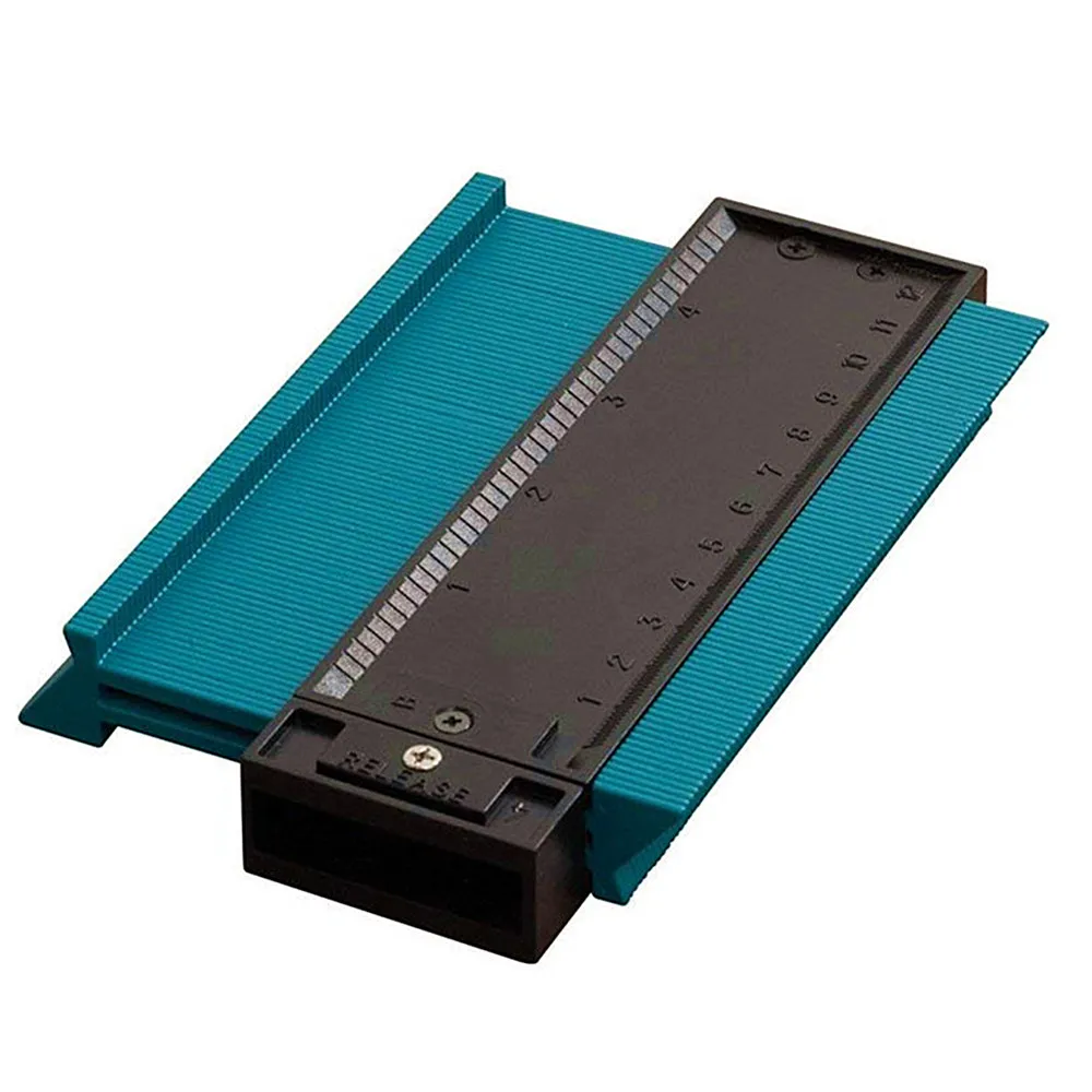 

4 Inch/120 mm Template Curvature Scale Ruler Irregular Contours Gauge Arc Ruler Contours Copy Universal Laminate Profile Gauge