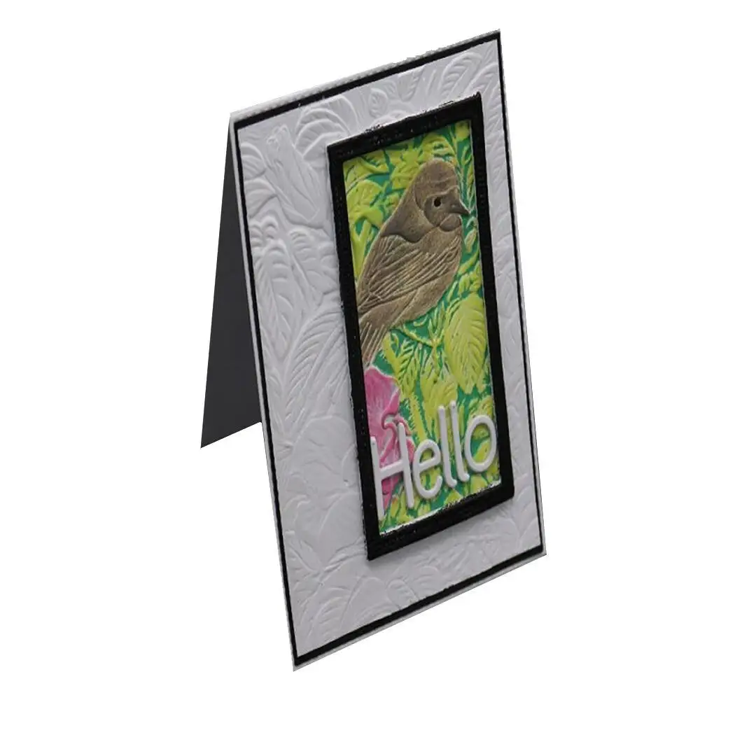 

High Quality 3D embossed wallpaper DIY Scrapbooking Die-Cut Machine Plate Cutting Embossed Folder Replacement Pad 4.1 x 5.7inch