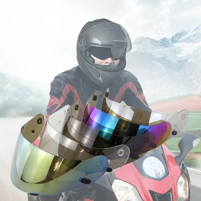 

Professional Motorcycle PC Anti-UV Anti-fog Anti-scratch Helmet Lens For CL-16 CL-17 CL-ST CL-SP CS-R1 CS-R2 Lens For HJC