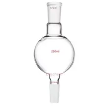 24/40 мл, 250, Chromatography Receive glass Flask, наземное соединение, лабораторная стеклянная посуда