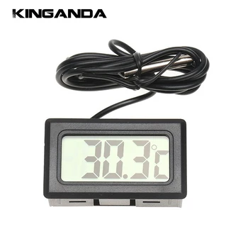 

Top Digital LCD Display Electronic Thermometer Indoor Meter Gauge Temperature Tester Sensor for Refrigerator Fridge Freezer ice