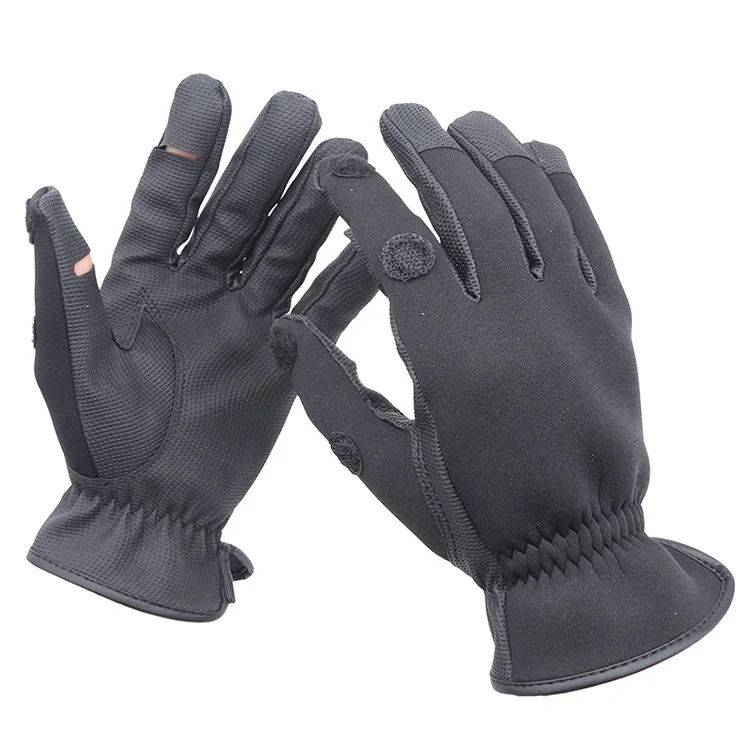 2 два пальца осень зима рыболовные перчатки Размер XL противоскользящие рыболовные приманки для спорта на открытом воздухе перчатки для мужчин