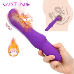 VATINE эротические AV стержень Отопление вибратор-Стимулятор клитора большой размеры интимные игрушки для женщин 10 Режим Волшебная палочка