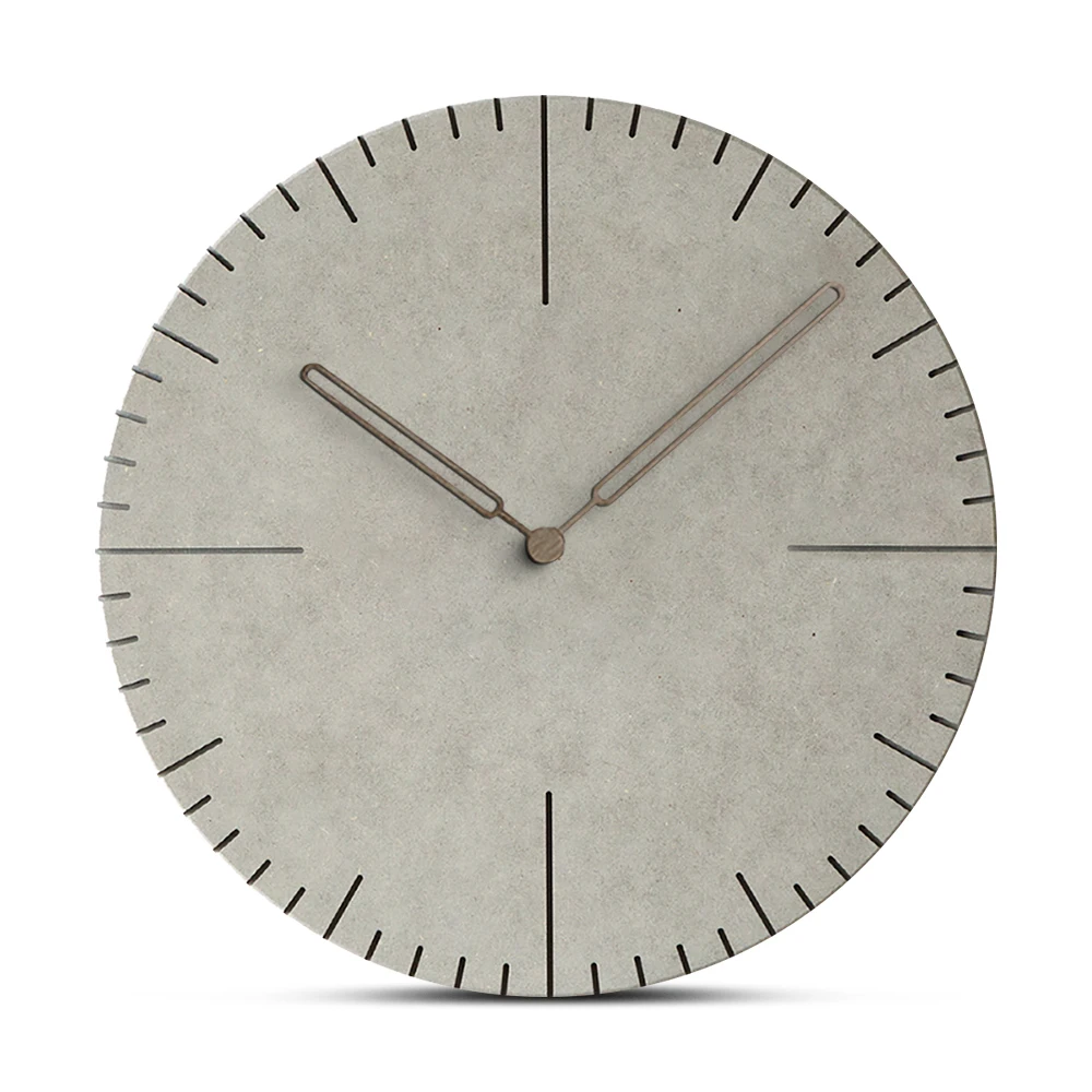 

Creative Wooden Hanging Wall Clocks Brief Modern Design Quiet Europe Quartz Watch Large Living Room Round Wall Clock Home Decor