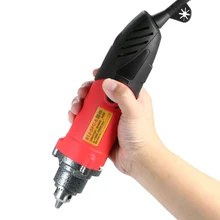 240W AC220V многофункциональная электрическая шлифовальная машина дрель 6-Скорость переменной Скорость полировальная машинка для фрезерный Полировочный гравировальный станок