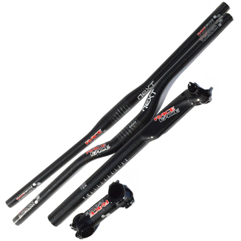 Raceface Next Carbon Mtb Bicycle Handlebar Set Mountain Bike Rise Flat