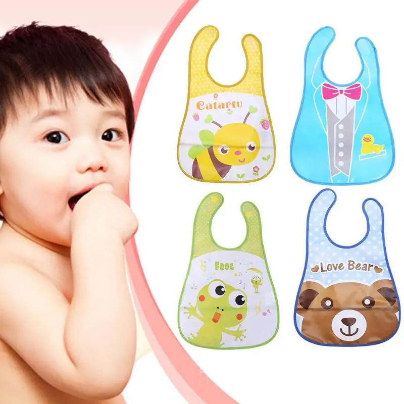 

Cartoon Baby Kids Bibs Easy Cleaning Waterproof Saliva Towel Cute Bib Feeding Bandana Apron Girl Boy 1