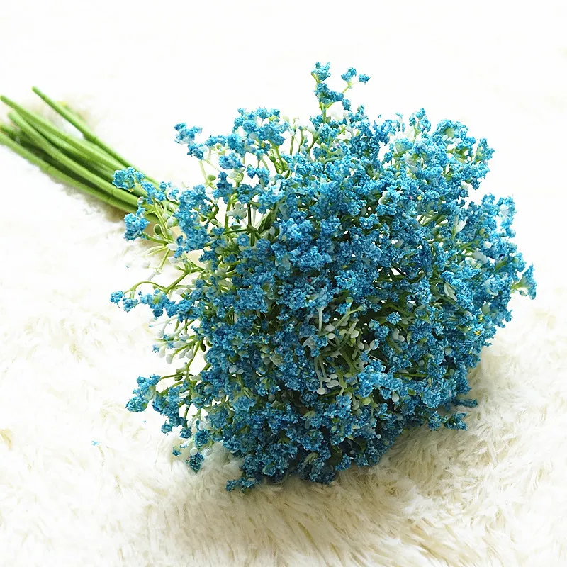 16Pcs/bunch Handmade baby breath Artificial Flowers jasmine for home Wedding garden decoration plastic fake flowers Gypsophila 16Pcs/bunch Handmade baby breath Artificial Flowers jasmine for home Wedding garden decoration plastic fake flowers Gypsophila