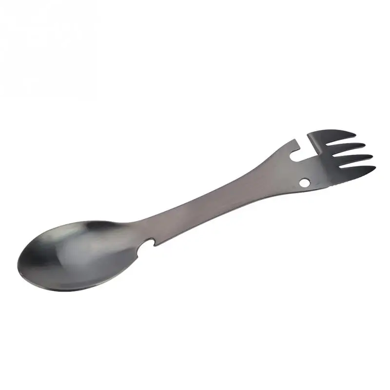 

Multifunction Spoon Fork Bottle Opener Portable Mini Outdoor Cook Tool Picnic Camping Tableware EDC 3 in 1 Tableware