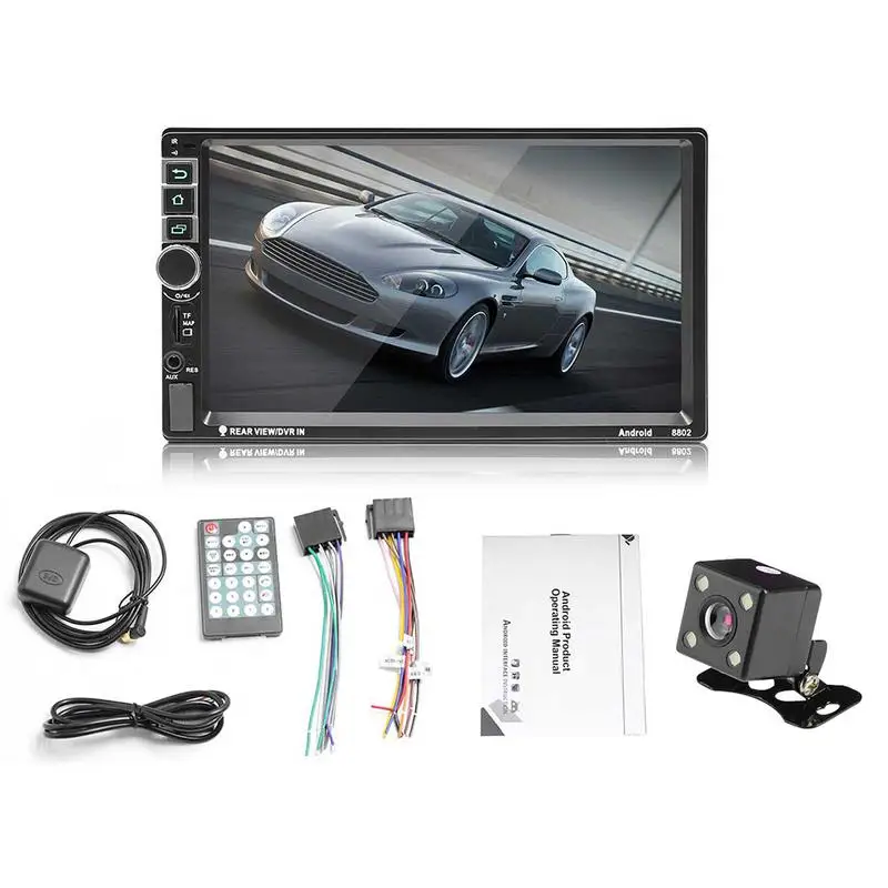 

MP5 Player Android 7.1 7 Inch Quad Core 16G HD 1080P Car Radio Stereo Bluetooth MP5 Player 2 DIN GPS Navigator All In One