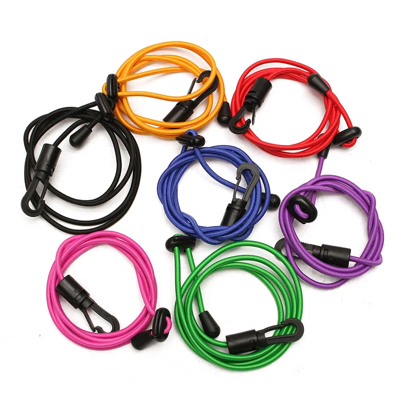 

1Pcs Safety Elastic Kayaking Paddl rope Canoe Racing Boats Paddle Leash Safety Lanyard Tie Tether Bungee Rope Shock Cord Clip