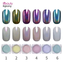 BeautyBigBang 0,2 г мерцающий жемчуг русалки блеск для ногтей пигмент Блестящий лазер оболочка проблесковый порошок пыль Маникюр украшения для ногтей