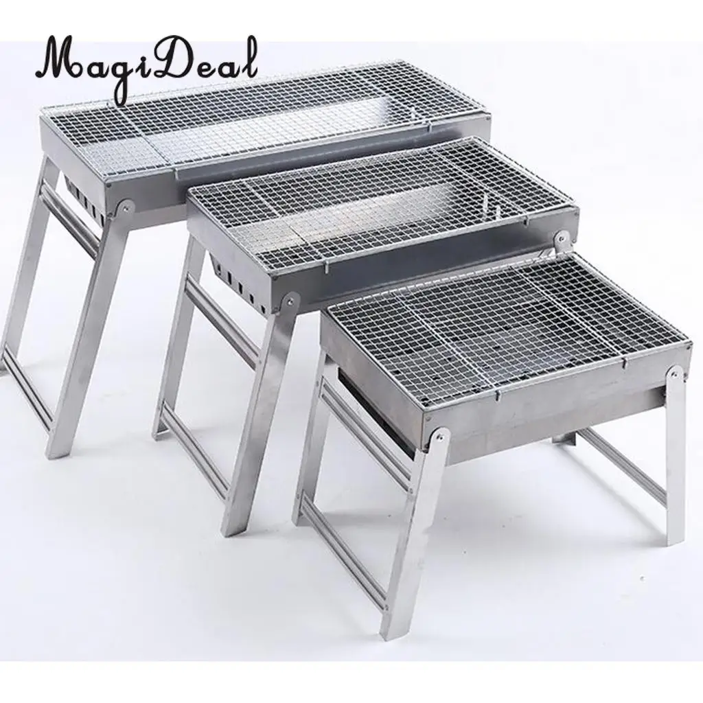 

Foldable Charcoal Grill BarbecueOutdoor Garden and Picnic BBQ RV Camping Trailers Parks Hiking Cooking Supplies Accessories