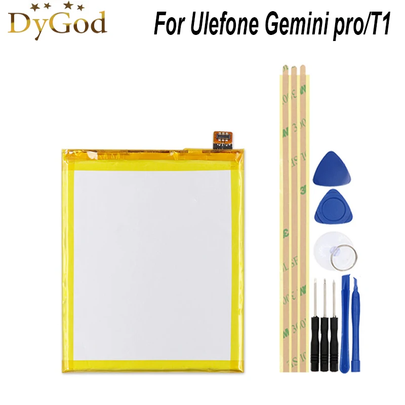

DyGod 3680mAh Battery for Ulefone Gemini pro/T1 High Quality mobile phone Battery with tools
