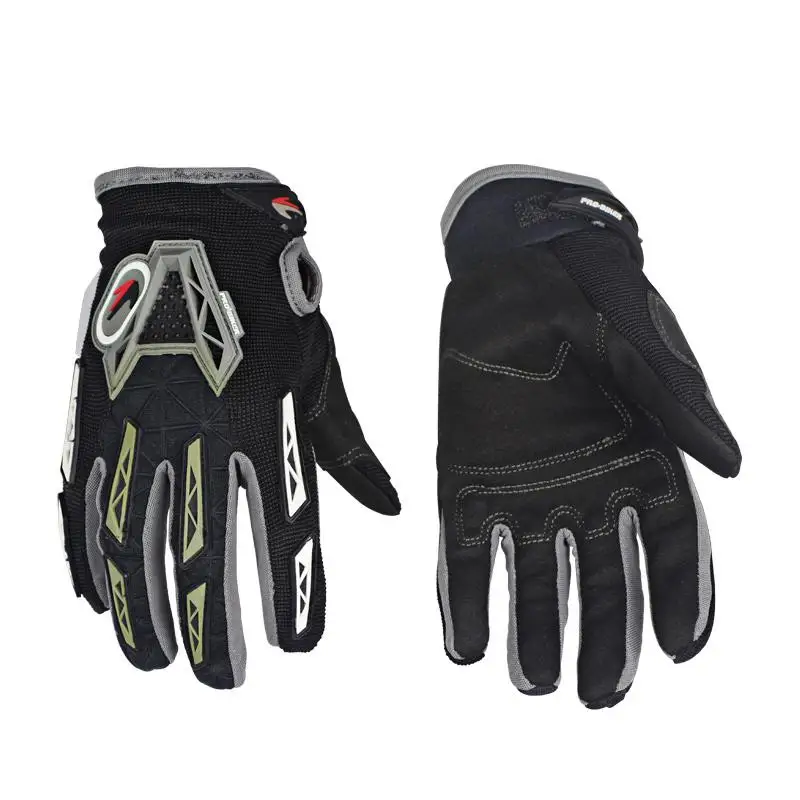 

LumiParty Unisex Motorcycle Electric Vehicle Racing Cycling Cross-country Gloves Full Finger Anti-slip Gloves Riding gloves r20