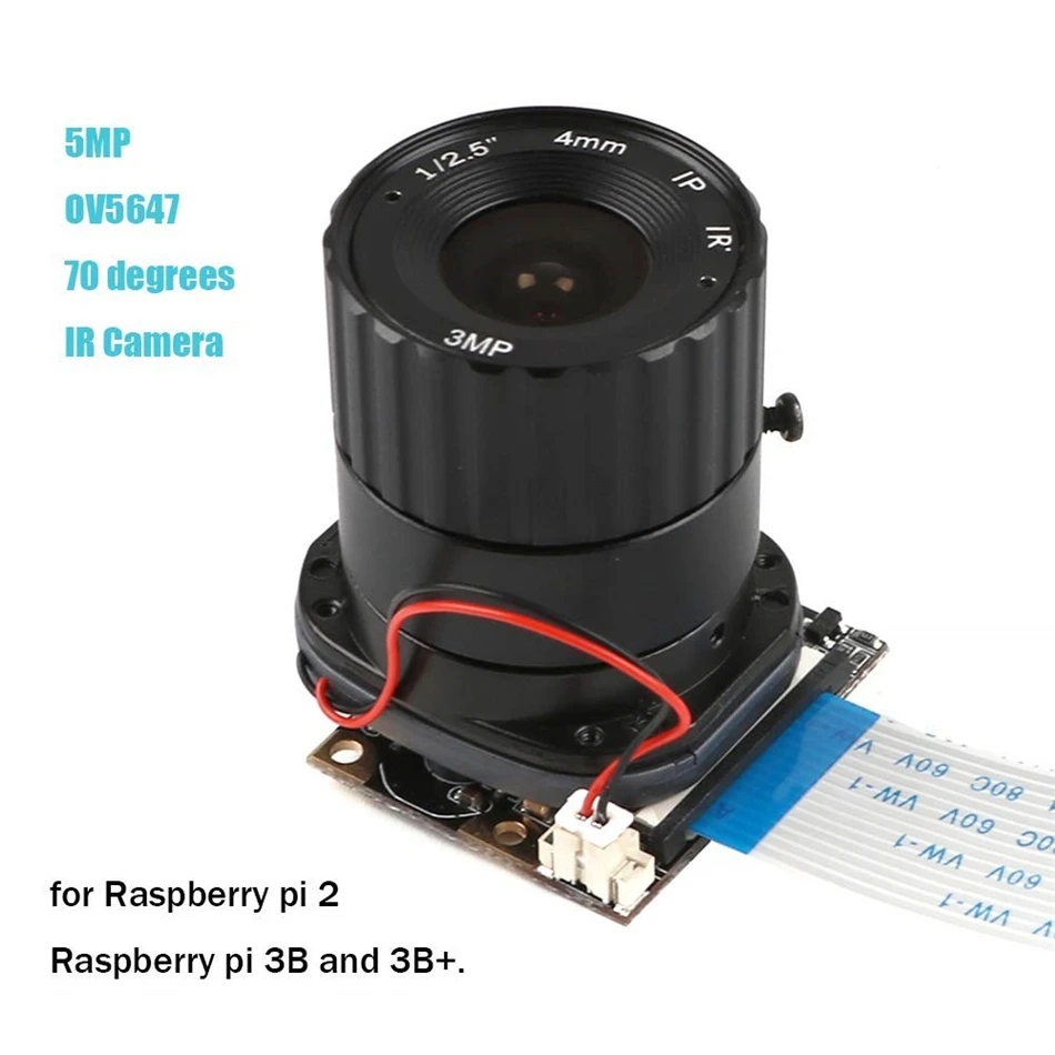 Raspberry Pi3 камера 5MP OV5647 веб-камера Встроенный ИК-режим переключения день-ночное видение режим съемки для Raspberry Pi 3B/3B+/Pi 2B B