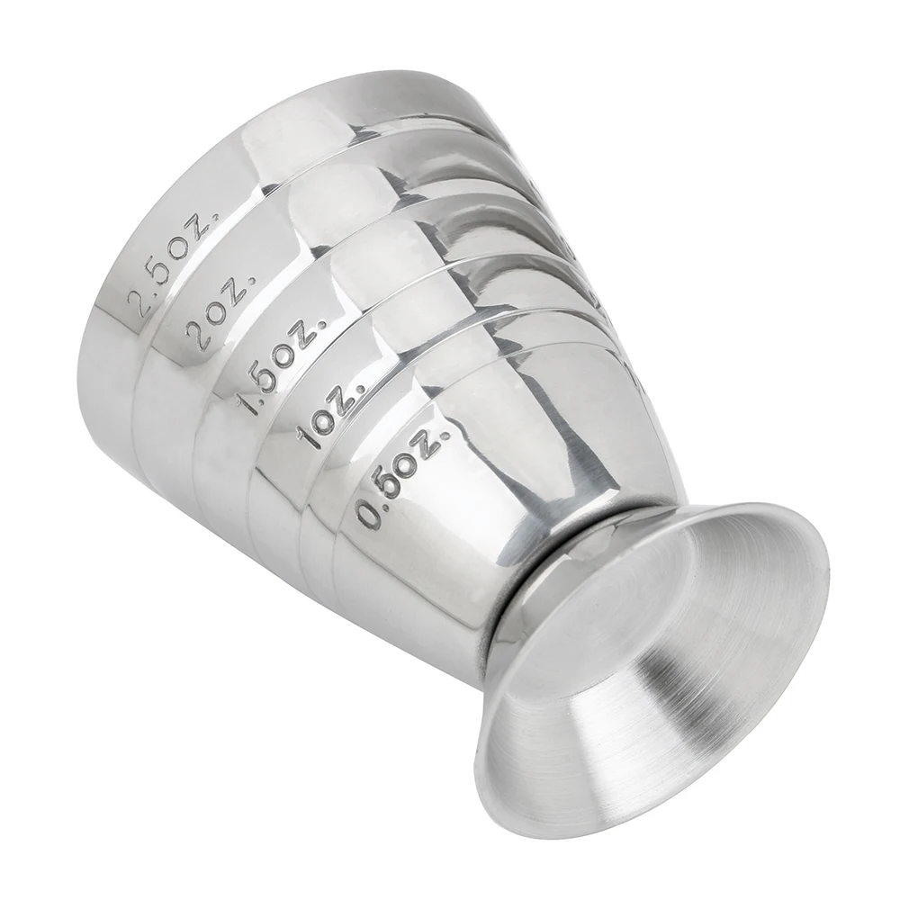 

Measuring Cup For Home Bar Party 75ML Cocktail Measure Cup Cocktail Shaker Jigger Short Drink Measurement Stainless Steel