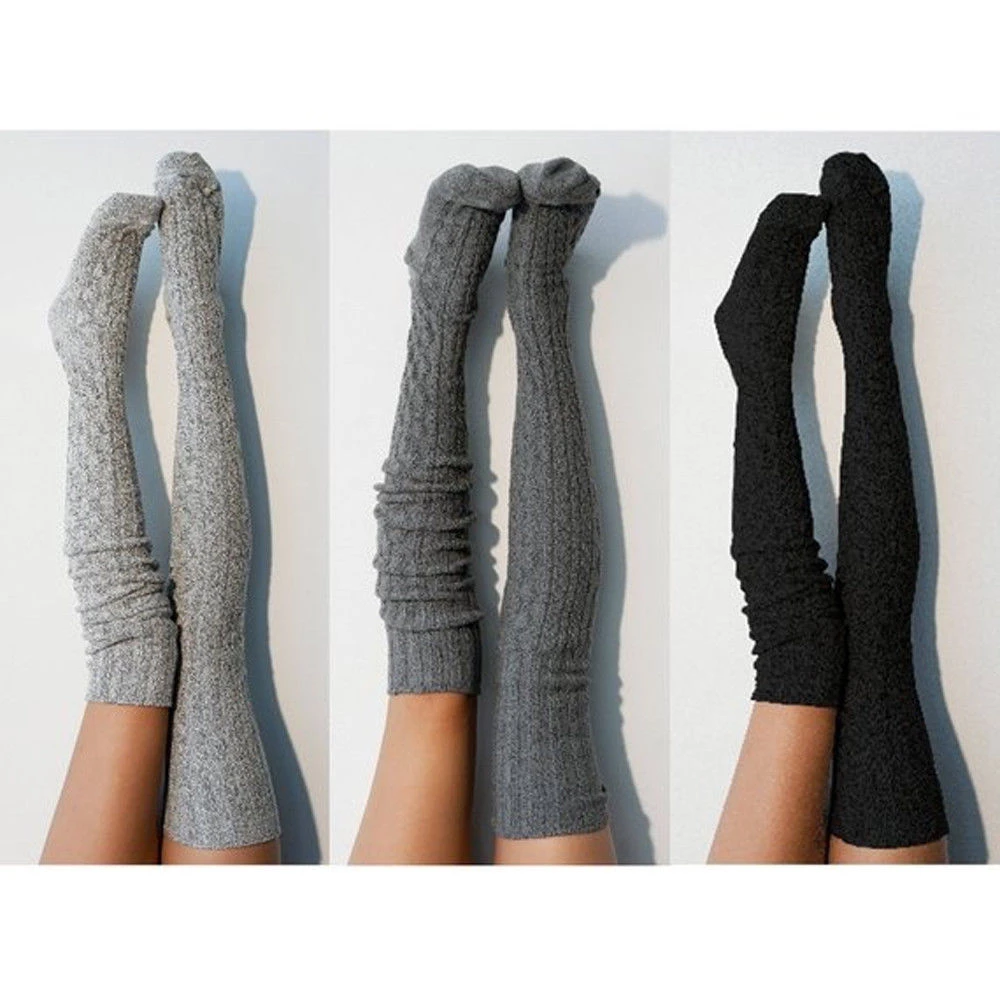 Calentadores De Piernas Altas Por Encima De La Rodilla Para Calentadores De Piernas Altas Por Encima De La Rodilla Para