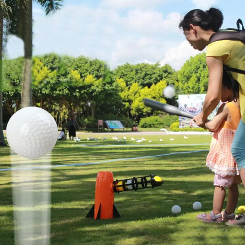 

Baseball Tennis Pitching Game Machine Outdoor Toys For Children Parenting Interactive Sports Game Toys Serving Machine Gifts