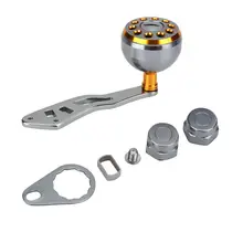 Baitcasing Рыболовная катушка ручка барабанный троллинг катушка ручка Левая Правая мощность металлическая ручка для катушки для Pesca снасти