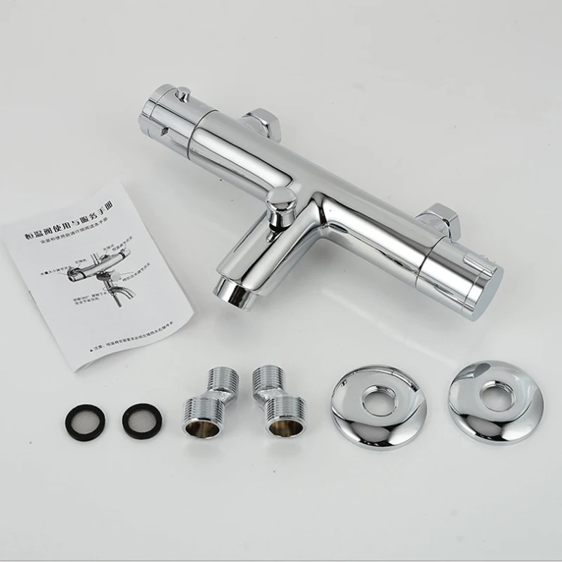 Thermostatic Shower Faucet Mixing Valve Intelligent Thermostatic Faucet Shower Faucet Bathroom Combination Water Mixer Tap