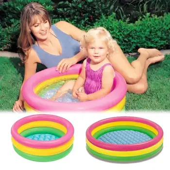 

Inflatable Baby Swimming Pool Summer Children Round Basin Bathtub Portable Kid Outdoors Sport Play Toys Inflatable Paddling Pool