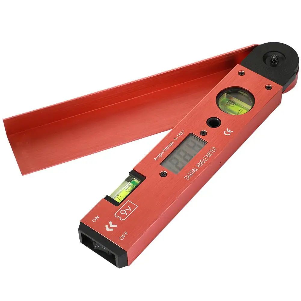 

Ruler Spirit Level Multifunction Stainless Steel Digital Spirit Level Angle Finder Woodworking Measuring Tool