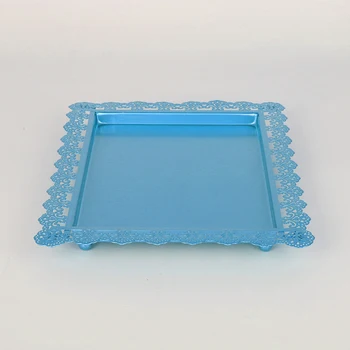 

Light Blue Wedding Metal Handle Cake Stand Wholesale