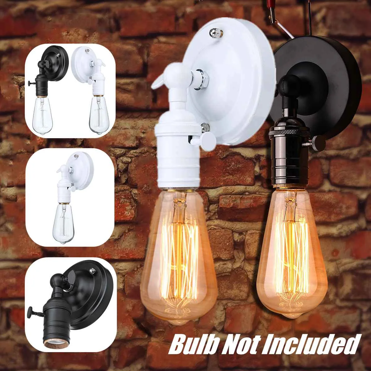 

E27 Industrial LED Wall Light iron Modern Nordic Energy Saving Wall Lamp Corridor Bed Bedside bathroom Night Lights Home Decor