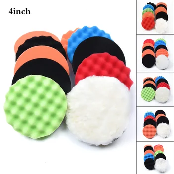 

11Pcs Waffle Detail Polish Pads 3/4/5/6/7 Inch Buffing Sponge Polishing Pad Kit Set For Car Polisher