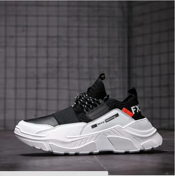 

2019 Outdoor Athletic Breathable Sneakers Men Shoes Running Shoes Brand Walking Comfortable Fitness jogging Sapatos masculinos