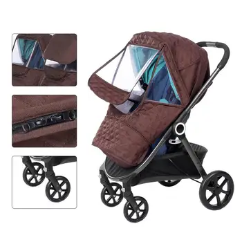 

Baby Stroller Thicken Warm Cover Universal Size Rainproof Windproof Snow-Proof Dust- Proof Sunshade Waterproof Cover Accessories