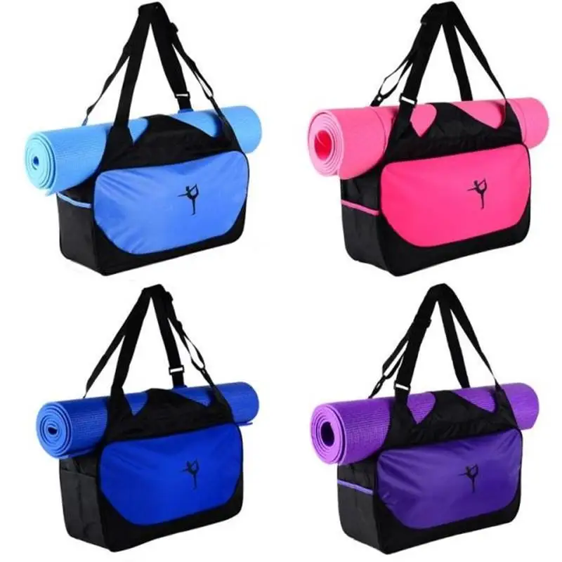 

Multifunctional Waterproof Clothes Backpack Yoga Mat Bag Women'S Pilates Fitness Shoulder Bag Gym Sports Case Bag (Without Mat)