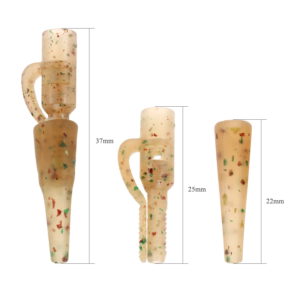 20 шт./лот безопасные свинцовые зажимы набор хвостовых резиновых трубок Быстросменные зажимы поворотные оснастки соединительное оборудование для ловли карпа